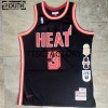 NBA Børn Trøje Miami Heat WADE 3 Retro Mitchellness Sort Swingman